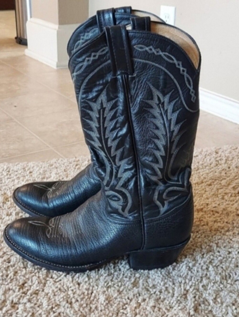 Vintage Tony Lama Men's Western Cowboy Boots SZ 8D (6904)